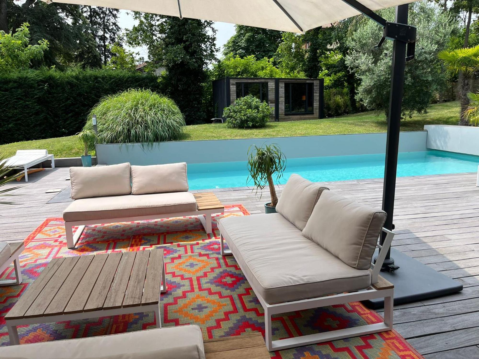 Villa Piscine A Proximite De Lyon Chaponost ภายนอก รูปภาพ